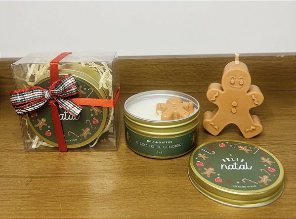 VELA BISCOITO DE GENGIBRE lata 90g