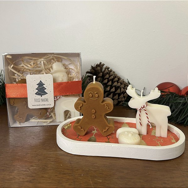 Kit 2 Velas Natalinas