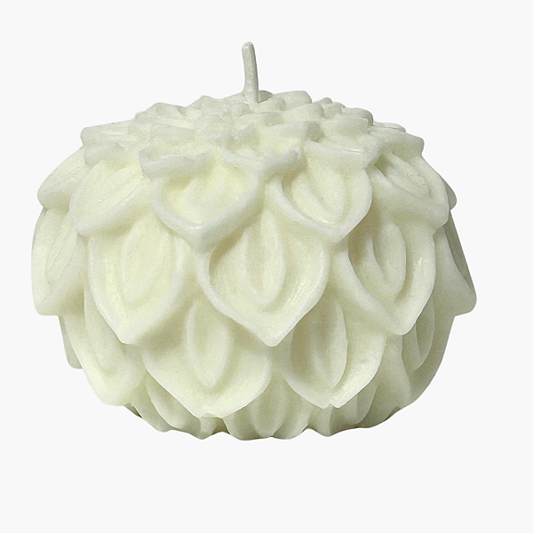 Vela Flower Ball decorativa