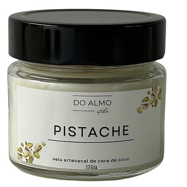Vela Aromática Pistache 170 g | Linha Clássica