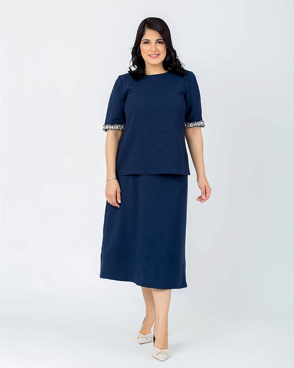 BLUSA BLEU MARINE