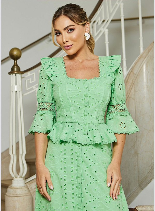 CONJUNTO RENDA GUIPIR - DOCE MARIA
