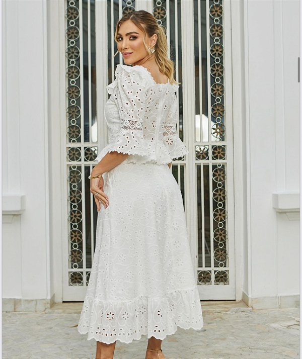 CONJUNTO RENDA GUIPIR - DOCE MARIA