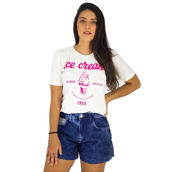 T-Shirt Ice Cream Luxo Urbano
