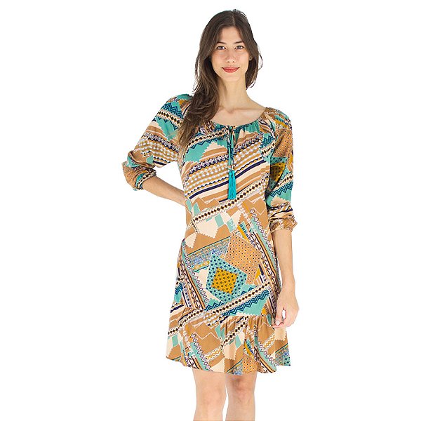 Vestido FiveBlu Ombro a Ombro Menina Rosa