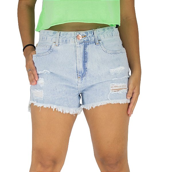 Short Feminino Rasgado CWR