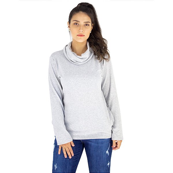 Blusa Cacharrel Manga Longa Menina Rosa