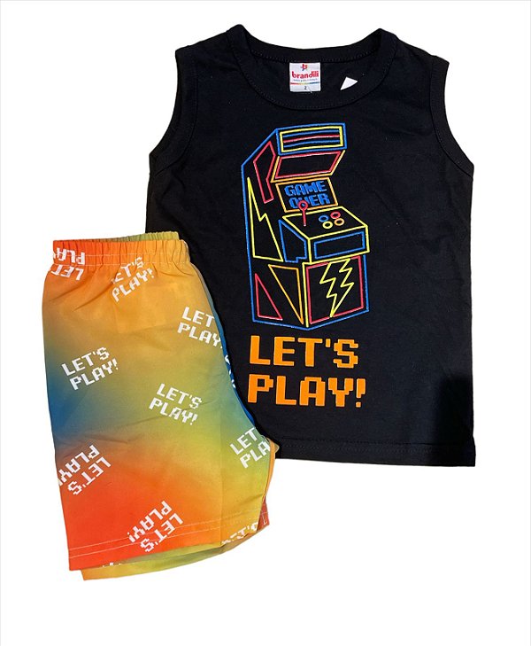 Conjunto Masculino Regata e Bermuda Brandili