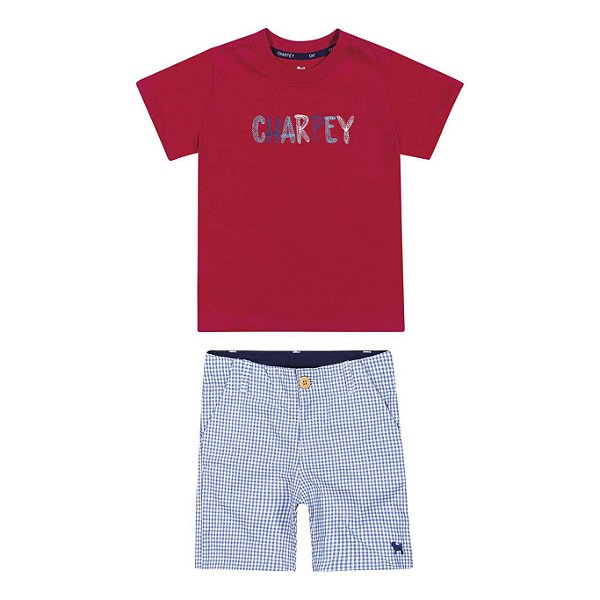 Conjunto Camiseta e Bermuda Charpey