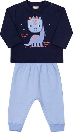 Conjunto Blusa E Calça Em Moletom Jacalelé
