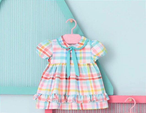 Vestido Inverno Flower Paint Mon Sucrè 078