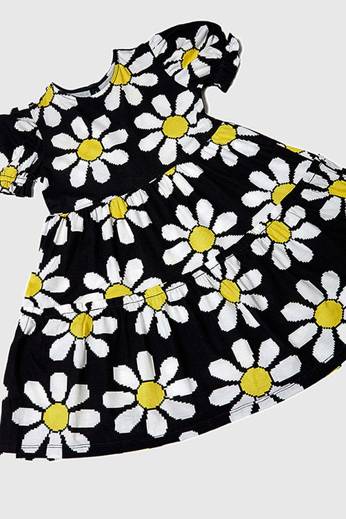 Vestido Malha Florpix Preto A Fabula