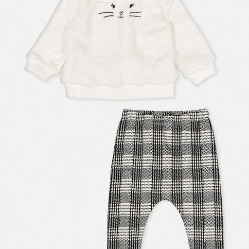 Conjunto Casaco E Legging Bebê Menina Momi