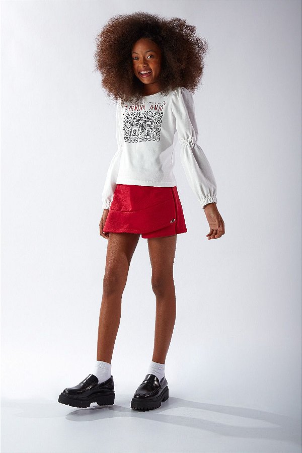 Conjunto Blusa e Shorts Saia Kiki Xodó