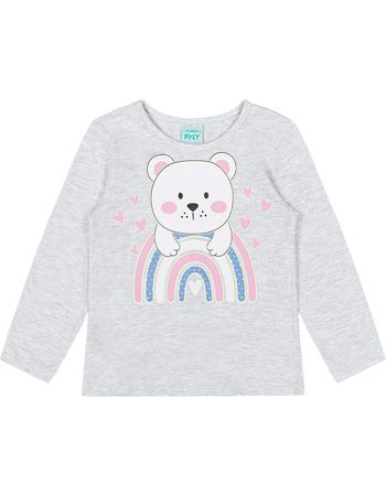 Pijama Blusa Manga Longa e Calça Feminino 208110