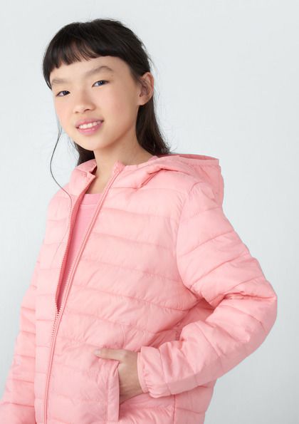 Jaqueta Infantil Unissex Puffer Recortes Hering Kids