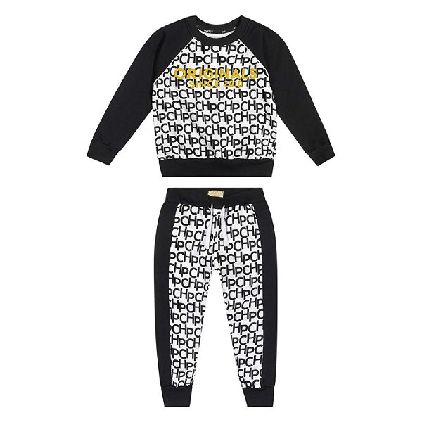 Conjunto Blusão e Calça Moletom Charpey