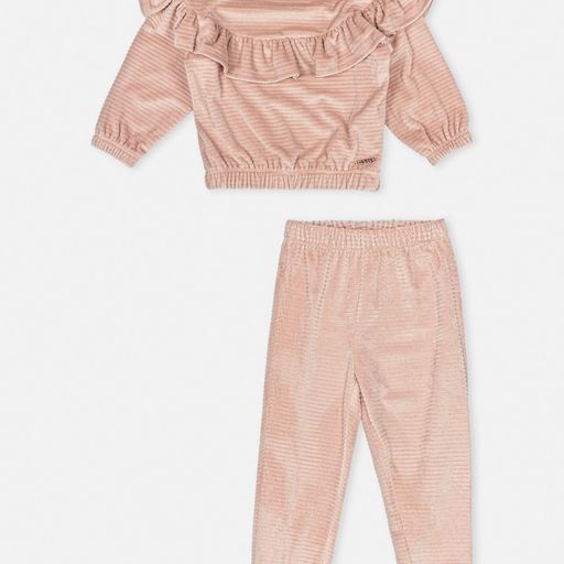 Conjunto Blusa e Calça de Veludo Momi J5153