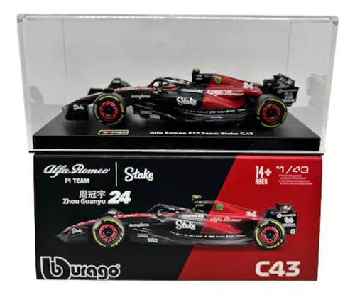 Miniatura Formula 1 Alfa Romeo C43 - Zhou Guanyu F1 1/43