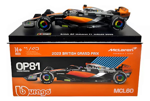 Miniatura Formula 1 Mclaren Mcl60 - Oscar Piastri F1 1/43