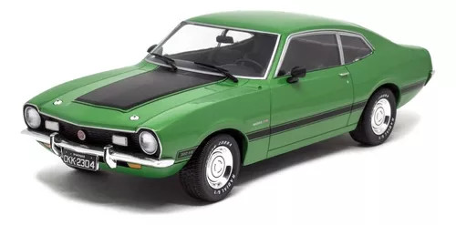 Miniatura Carro Ford Maverick GT 1974 Verde - 1/24