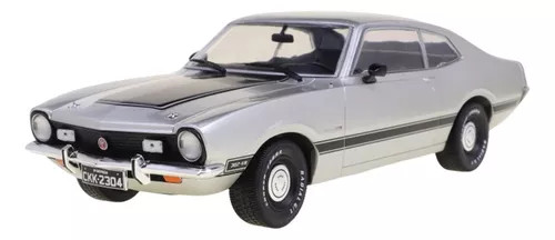 Miniatura Carro Ford Maverick GT 1974 Prata - 1/24