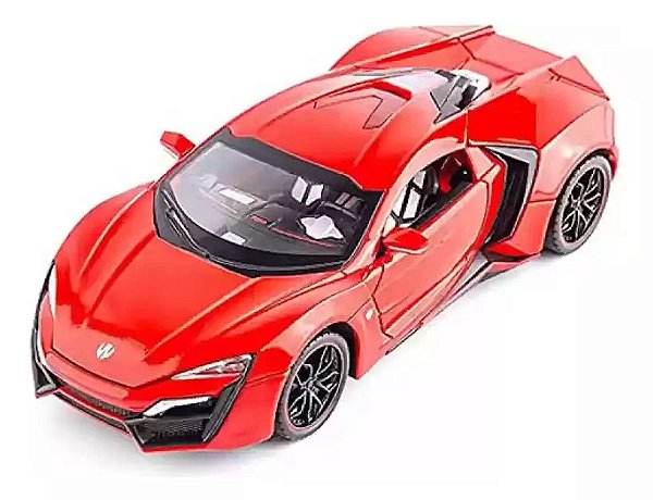 Miniatura Carro Velozes E Furiosos Lykan Hypersport - 1/24