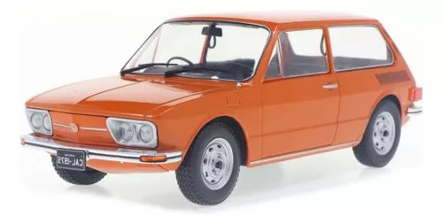 Miniatura Carro Volkswagen Brasilia Laranja - 1/24