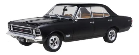 Miniatura Carro Chevrolet Opala SS Preto 1971 - 1/24