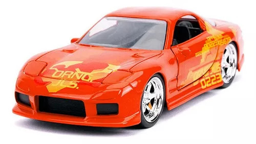 Miniatura Orange Mazda Rx-7 Velozes E Furiosos 1/24