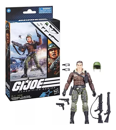 Boneco Gijoe Classified General Clayton Hawk