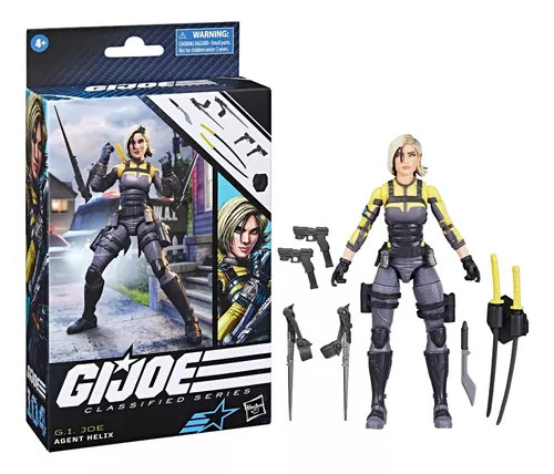 Gijoe Classified Agent Helix 104- Comandos Em Ação
