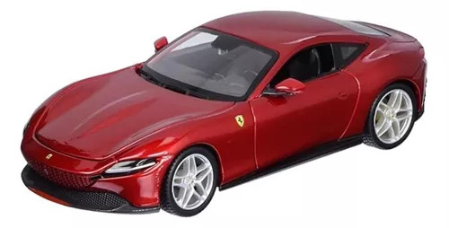 Miniatura Ferrari Roma vermelha 1/24 - Bburago