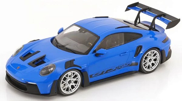 Miniatura Carro Porsche 911 (992) Gt3 Rs-limitado 1/18 Azul