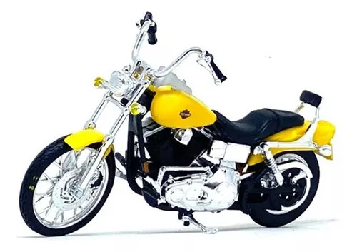 Miniatura Moto Harley Davidson Dyna Wide Glide - 1/18