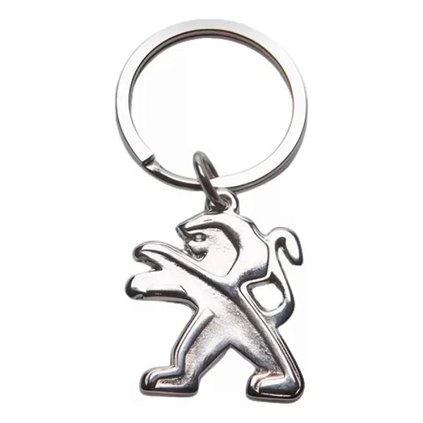 Chaveiro Automotivo Em Aço Inox - Peugeot