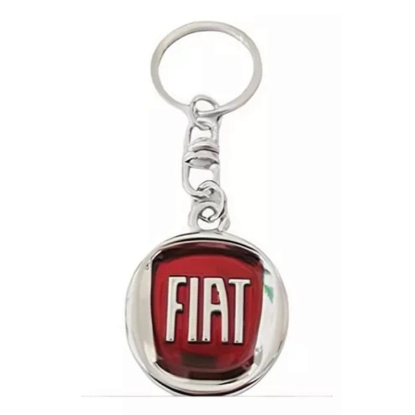 Chaveiro Automotivo Em Aço Inox - Fiat