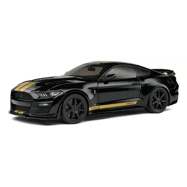 Miniatura Ford Mustang Shelby GT500-H 2023 Preto 1/18 - Solido