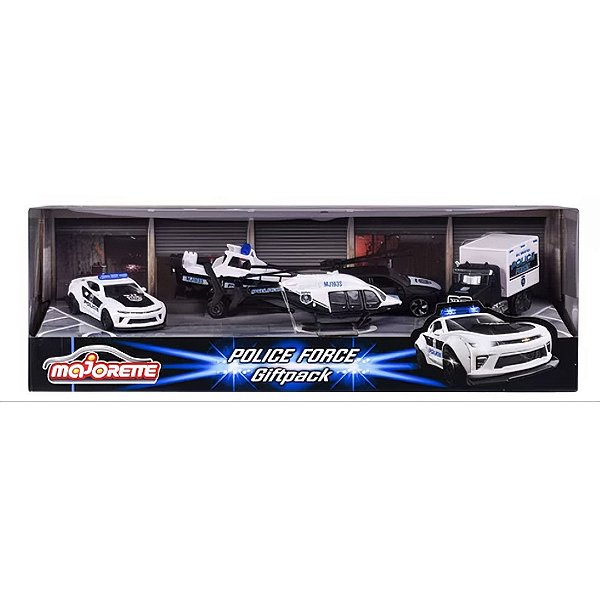 Majorette Police Force Cars Giftpack 1:64 Die Cast