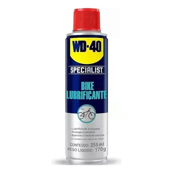 Lubrificante Corrente Bike Wd40 Seco Umido - 255ml