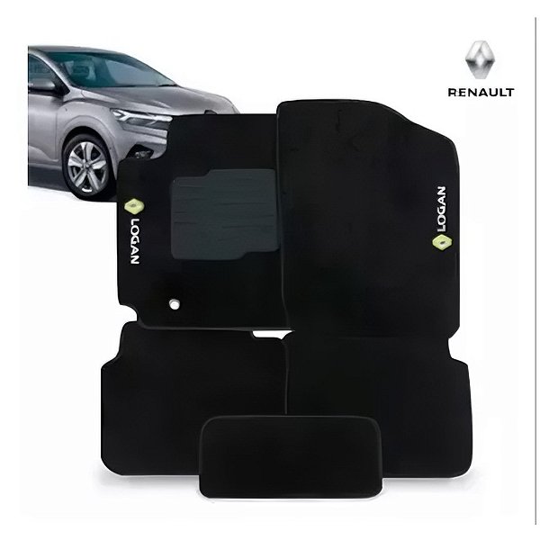 Tapete Automotivo 5 Peças - Renault Logan