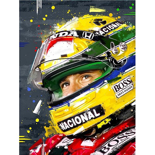 Quadro Ayrton Senna - Especial 30 anos - Edição Limitada