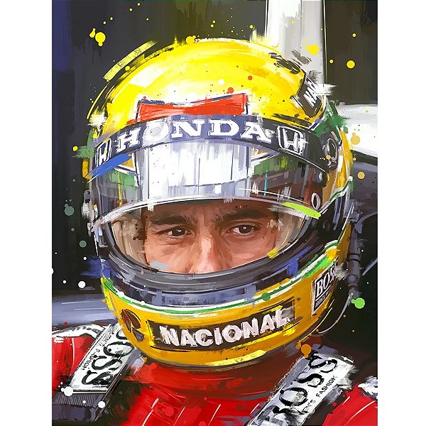 Quadro Ayrton Senna - Campeão Mundial 1988