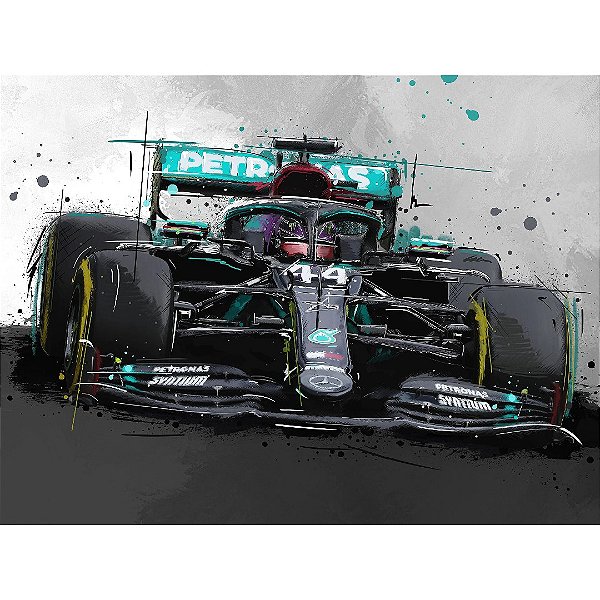 Quadro Lewis Hamilton W11 2020 - Edição Limitada