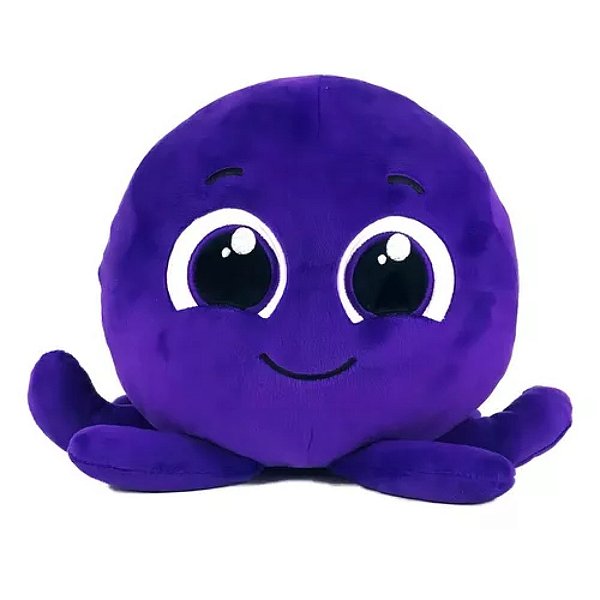 Fun Bolofofos Pelúcia Pow Roxo Musical Pão de Queijo