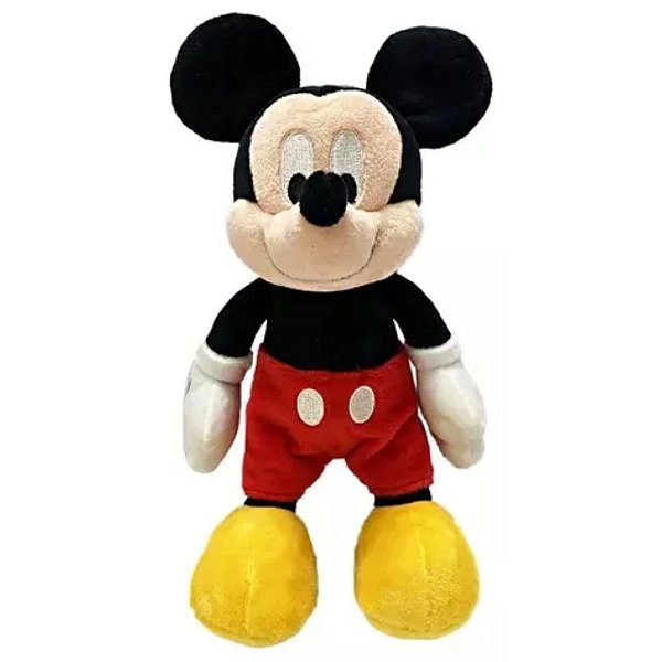 Pelúcia Disney Oficial Mickey Mouse 20 Cm