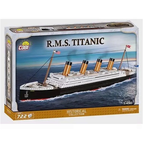 Miniatura R.m.s Titanic - Cobi 722 Peças- 1/450