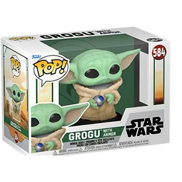 Boneco Funko Pop Star Wars - Grogu Com Armadura