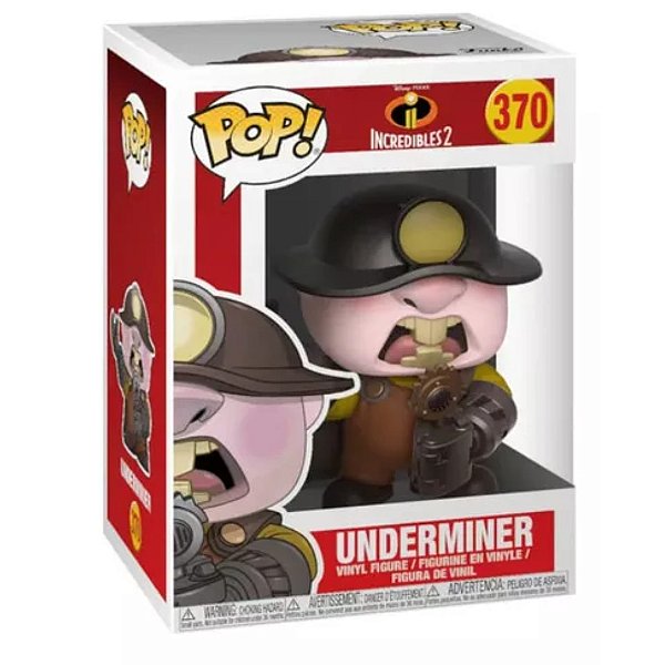 Boneco Funko Pop Os Incríveis 2 - Minerador