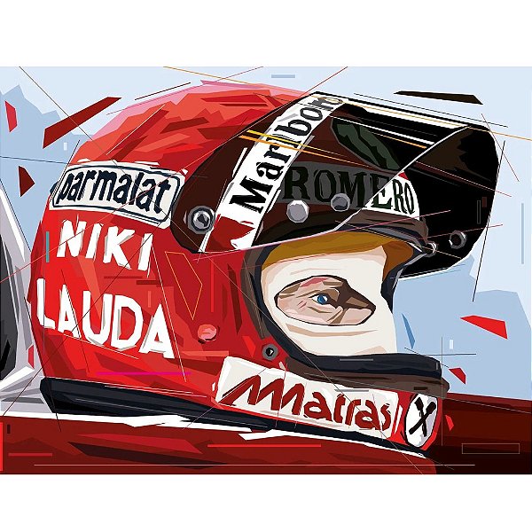 Quadro Niki Lauda - Limited Edition